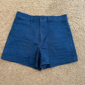 Madewell Women's Blue Sailor Shorts 27
